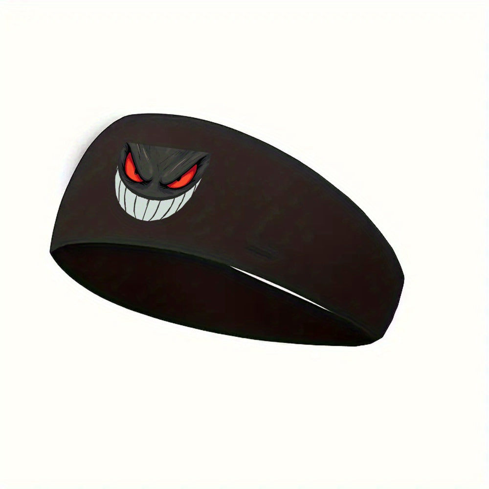 Men's Dark Aesthetics Sports Headband Breathable Mesh for Fitness