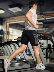 Men's Cycling Shorts With Pocket 3D Padded Mid Stretch Lightweight