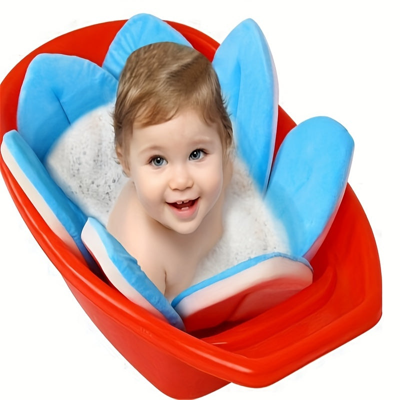 Cartoon Flower Bath Mat Baby Shower Safe Petals Baby Bath Mat