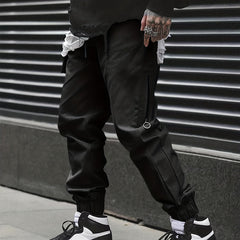 Men's Cargo Pants Casual Drawstring Joggers Spring Fall Streetwear