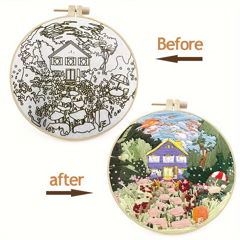 3D Beginner Fabrication DIY Embroidery Kit With Pattern