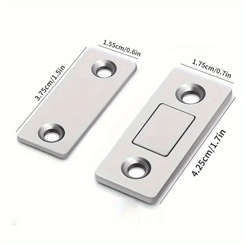 Stainless Steel Hidden Magnetic Door Suction - Wardrobe Cabinet Strong Magnet