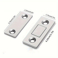 Stainless Steel Hidden Magnetic Door Suction - Wardrobe Cabinet Strong Magnet