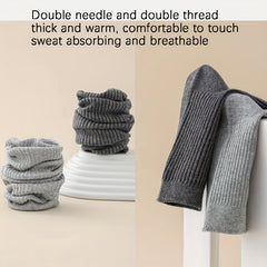 Men's Striped Crew Socks, Moisture Wicking, All Season, 5 Pairs