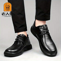 LAORENTOU Vintage Leather Dress Shoes for Wedding Business Party