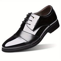 Men's Derby Shoes Lace up Front Business Formal Wedding