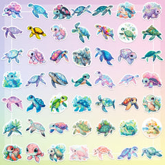 100pcs Sea Turtle Stickers Cartoon Decoration Waterproof Vinyl Stickers