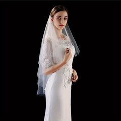 Mesh Bridal Headdress Wedding Accessories Hair Comb Yarn Mesh Wedding Headdress