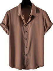 Men's Short Sleeve Casual Shirt for Summer