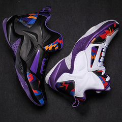 Women's Geometric Graphic Basketball Shoes Non slip Athletic Sneakers