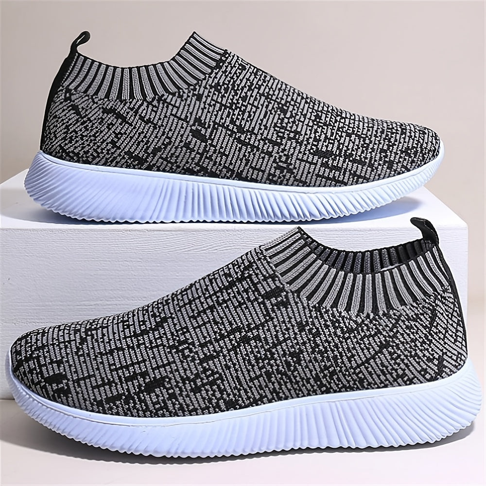 Women's Knit Sock Sneakers Casual Slip On Running Shoes Low Top Sports Shoes