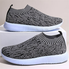 Women's Knit Sock Sneakers Casual Slip On Running Shoes Low Top Sports Shoes