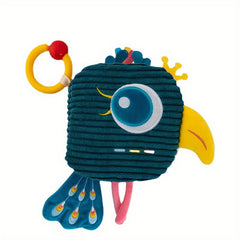 Animal Soft Baby Book Crinkle Fabric Sensory Teething Learning Toy for Babies