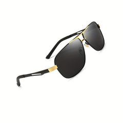 Men's Vintage Polarized Square Sunglasses UV Protection Sunshade
