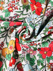 Girls' Floral Swimsuit for Summer Fun - Two Piece, Comfortable