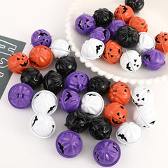 Halloween Funny Pumpkin Bell Pet Keychain DIY Jewelry Accessories Bag Hanger