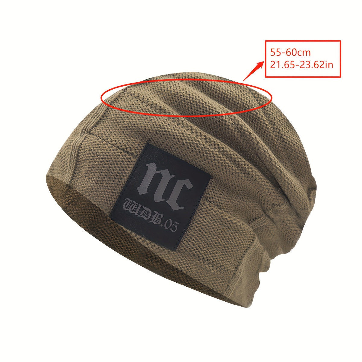 Men's Windproof Woolen Hat Warm Knitted Hat