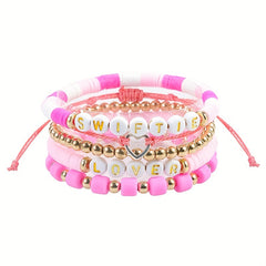 Boho Layering Bracelet Stretch Beaded Wristband