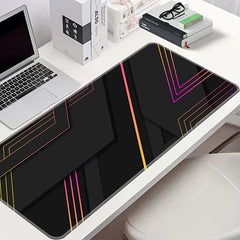 Geometric Stripe Model Mouse Pad Non slip Rubber Mouse Pad