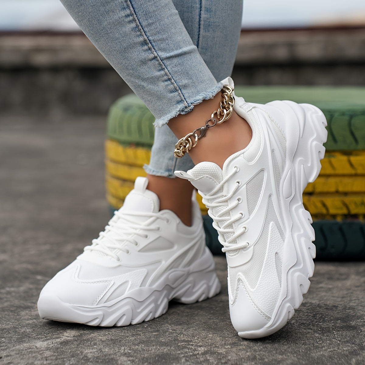 Heighten Chunky Sneakers Casual Lightweight Running Shoes
