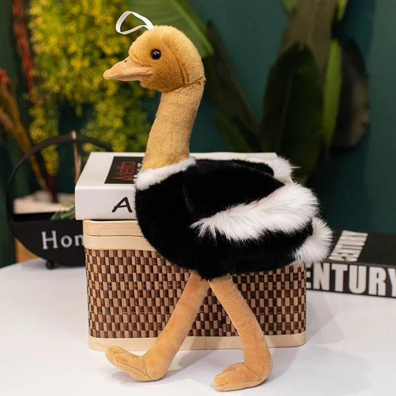 Ugly Ostrich Plush Toy Soft Stuffed Animal Decor with Expressive Eyes