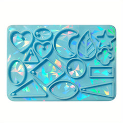 Holographic Laser Pendant Silicone Mold DIY Epoxy Resin Mold