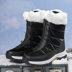 Women's Snow Boots High Top Waterproof Winter Shoes