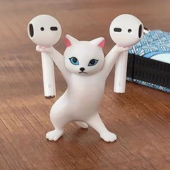 Enchanted Dancing Cat Pen Holder Toy - Home Desktop Ornament
