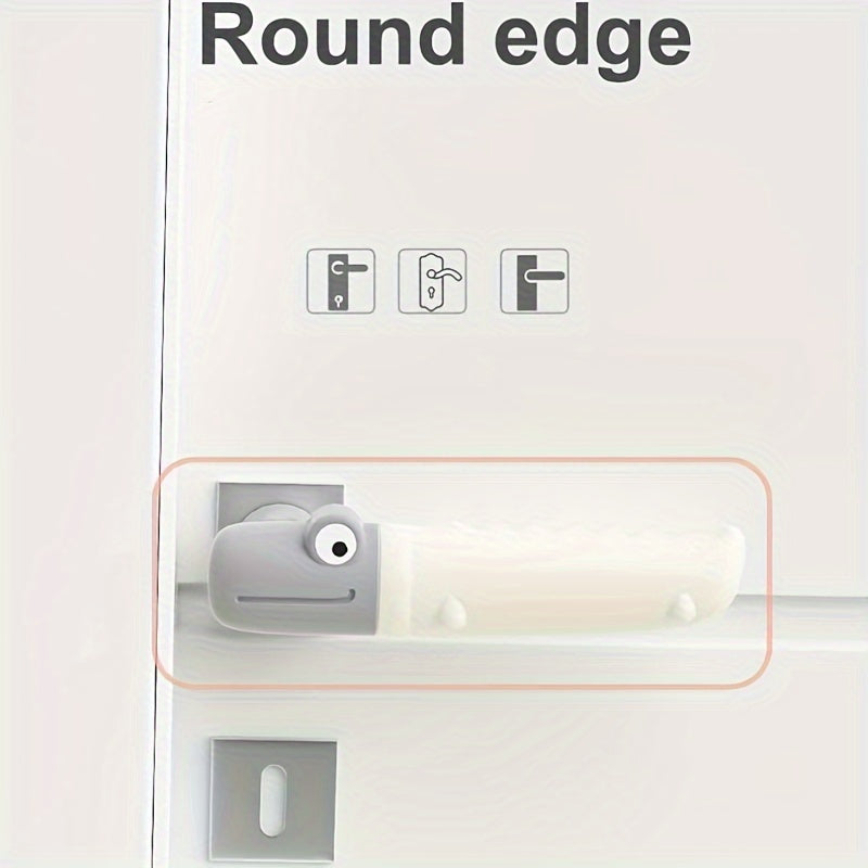 1pc Cartoon Doorknob Protective Cover Anti-collision Mute Cushion