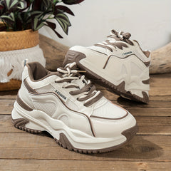 Chunky Mesh Breathable Sneakers Soft Shock Absorption Dad Shoes