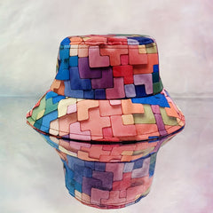 3D Building Blocks Bucket Hat Unisex Butterfly Print Basin Hat