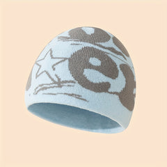 Knitted Warm Hat Hip Hop Skull Cap Autumn Winter Beanie