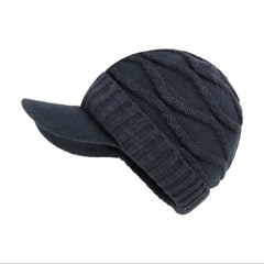 Men's Winter Warm Velvet Knitted Hat