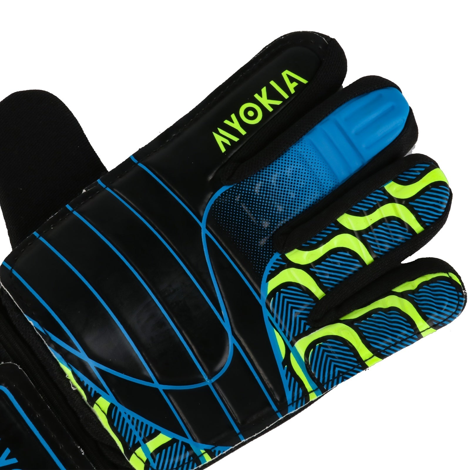 MYOKIA 1 Pair Goalkeeper Goalie Soccer Gloves Anti Slip Latex Gloves