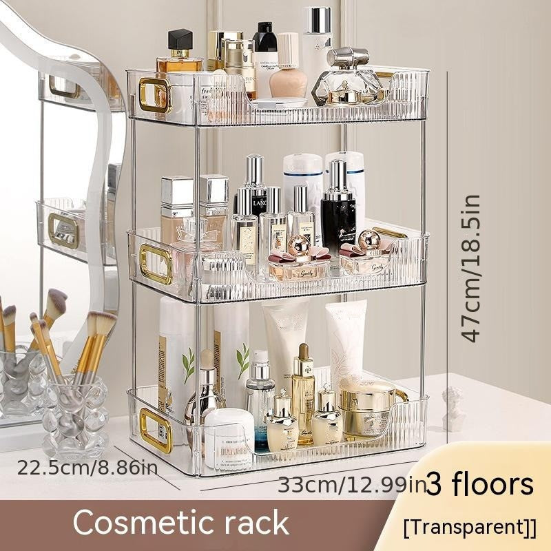 3 Tier Vanity Tray Skincare Makeup Organizer Shelf