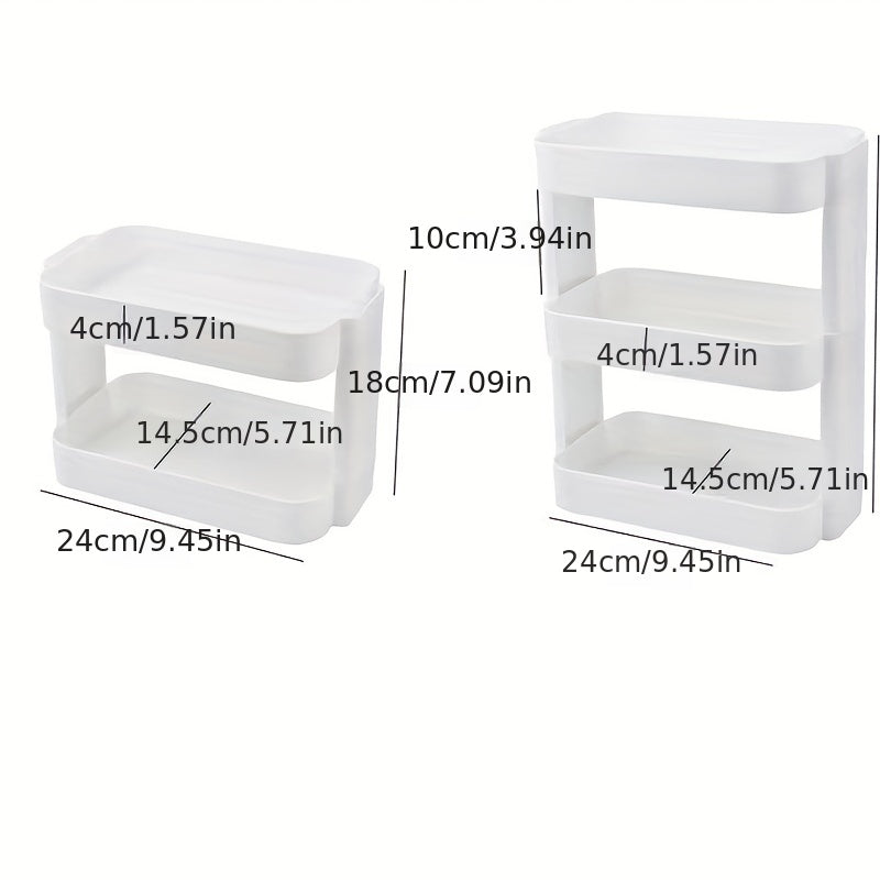 Double Layer Makeup Organizer Cosmetic Storage Rack