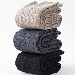 Solid Calf Socks Comfy All match Knee High Socks Women's Stockings