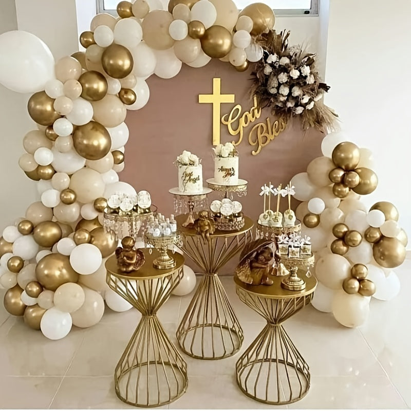 Golden Balloon Garland Kit 171pcs & Latex Balloons Arch Kit