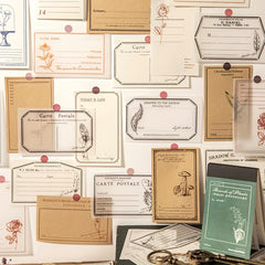 Inviscid Notepad Retro Decorative Paper for Reading Enthusiasts