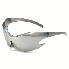 Y2K Holographic Wrap Around Sunglasses UV400