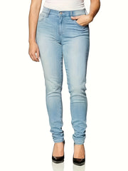 Women's Plus Washed High Rise Stretch Jeans