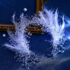 Crystal Headpiece Tassel Headband for Wedding Dress HP725