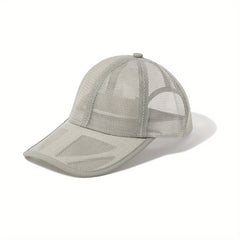 Mesh Hat Hollow Brim Baseball Cap Sun Hat Men's Peaked Cap