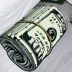 Thickened Cashmere Dollar Rugs for Living Room - Washable Soft Bedroom Rug