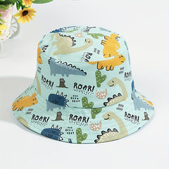 Kids Bucket Hat Cartoon Sun Protection Hat
