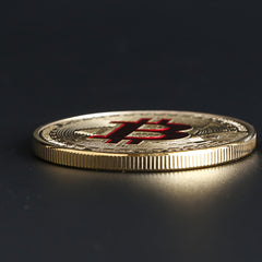 Bitcoin Collectible Coin with Display Rack - Perfect Gift