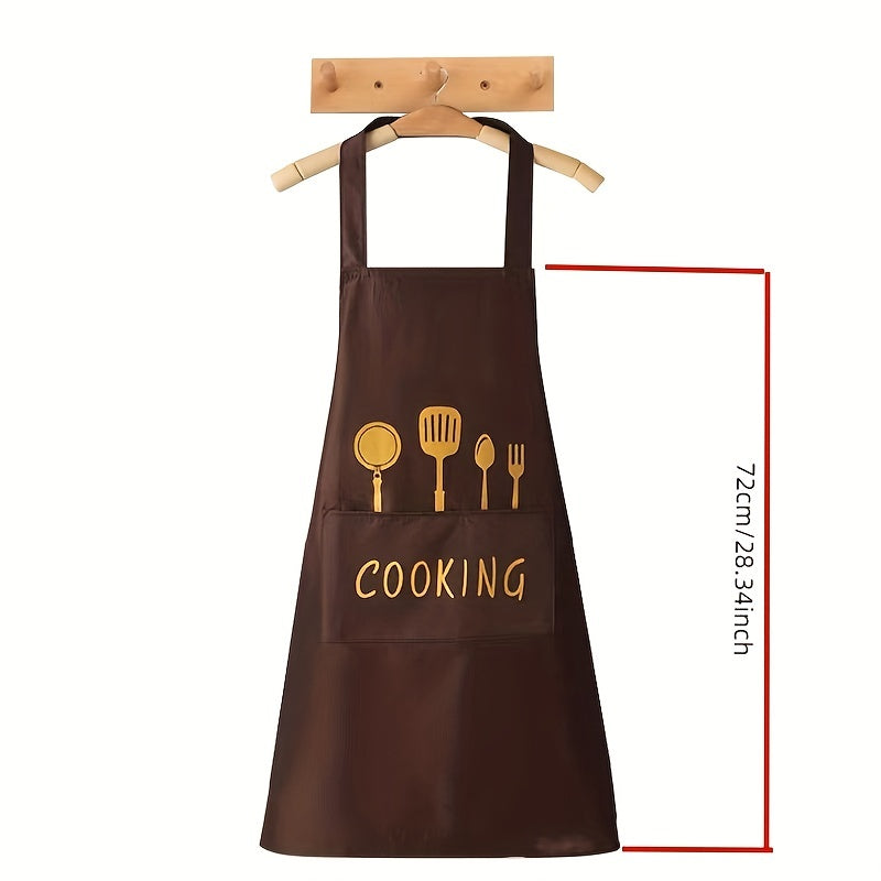 Waterproof Cooking Apron for Women, Anti-Fouling Kitchen Waist Apron