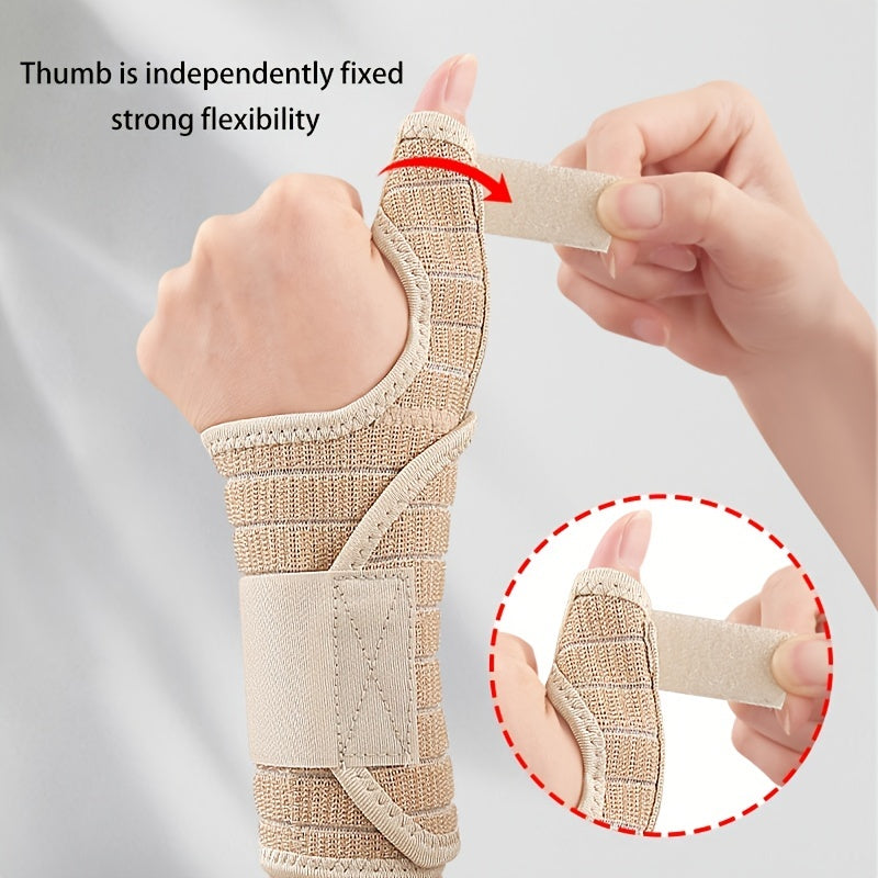 Sports Fitness Finger Fixed Wrist Support Band Elastic Wrist Band Lightweight