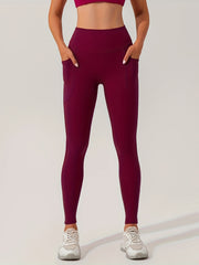 High Waist Hip Lifting Yoga Pants With Pocket