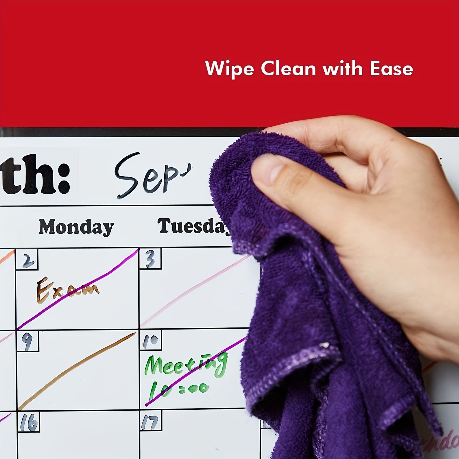 Fridge Calendar Magnetic Dry Erase Whiteboard Stickers
